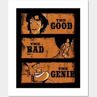 The Good,the Bad,The Genie Posters and Art